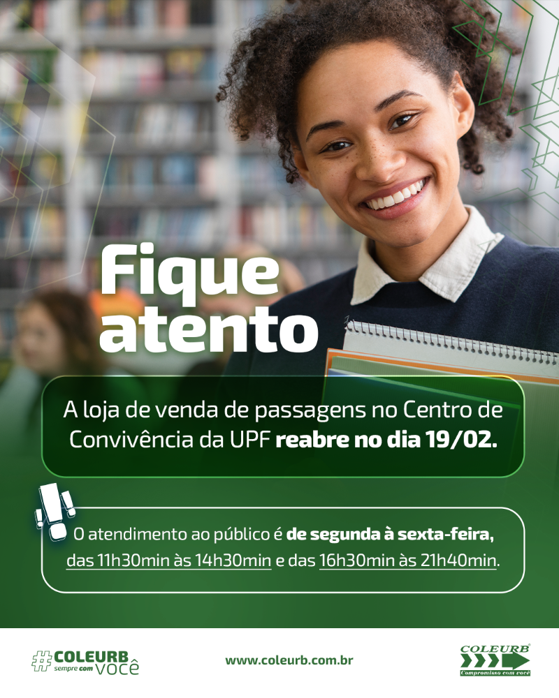 Atenção, estudantes!