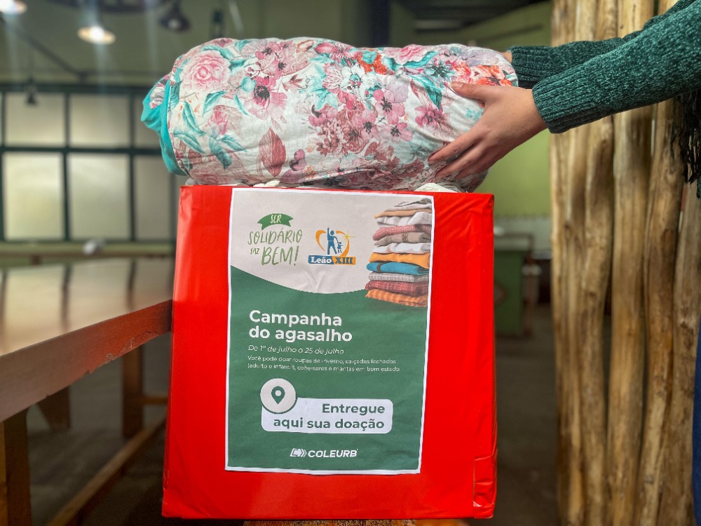 Coleurb promove Campanha do Agasalho em parceria com o Leão XIII