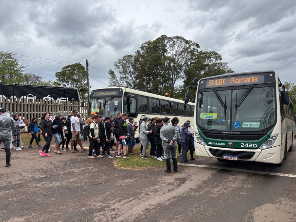 Coleurb reforça transporte durante a Romaria Arquidiocesana