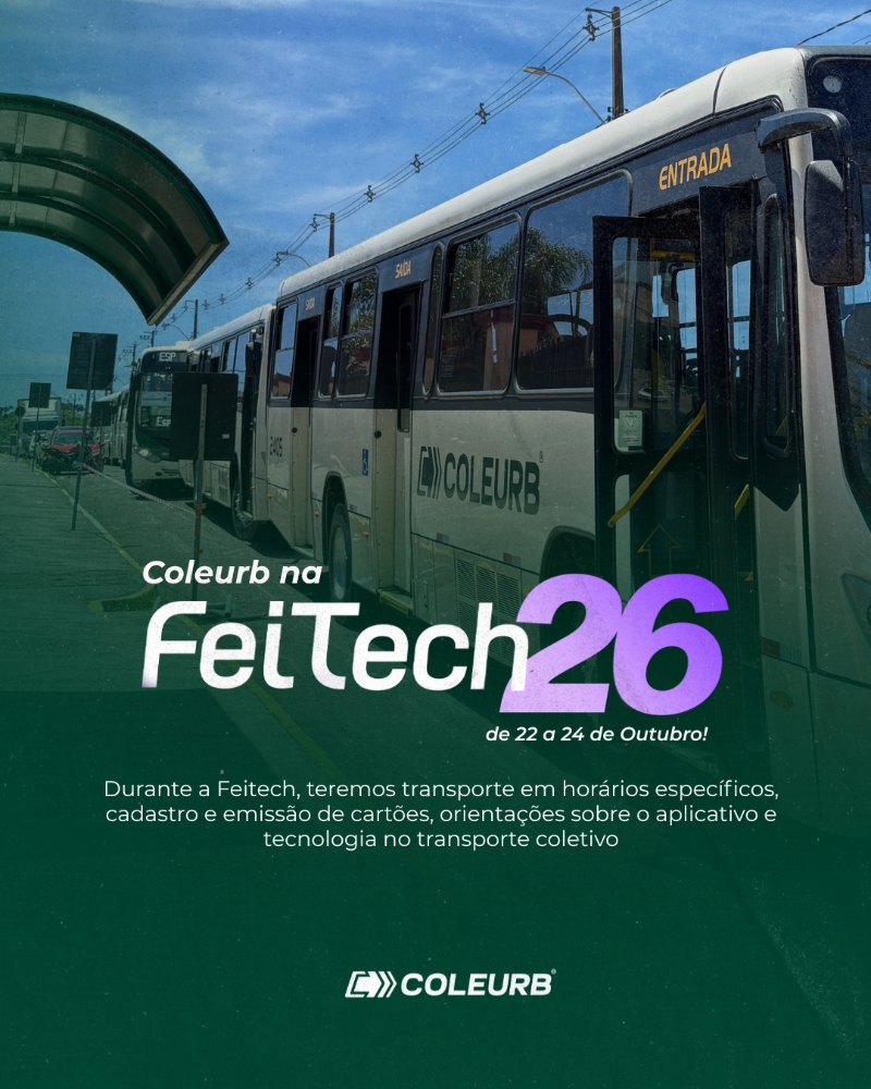 Feitech contará com linhas da Coleurb em atendimento à feira