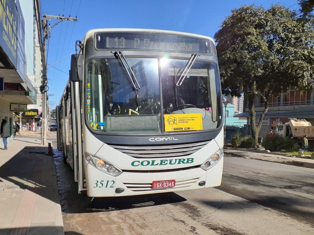 Coleurb mantém horários dos ônibus mesmo com a bandeira preta   